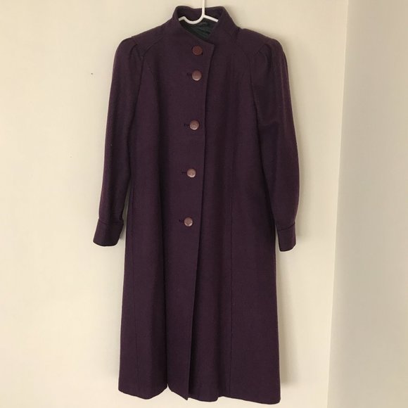 NEW Women's Long Coat in Purple Size M - Picture 1 of 6